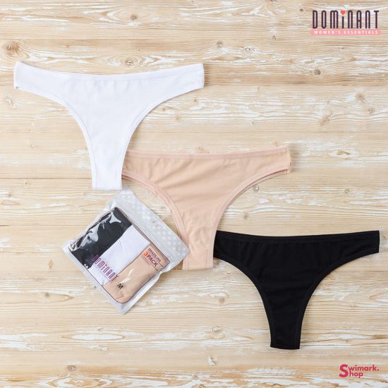 Трусики женские DOMINANT 25000-20, BRAZILIAN, 3 шт. в уп.
