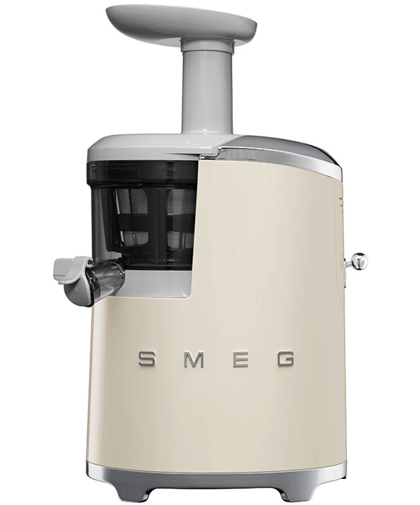 Smeg Соковыжималка шнековая, кремовая