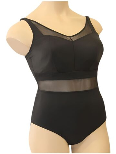 Купальник ортопедический после мастэктомии Valeria р. 46/48, черный