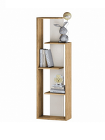 Стеллаж Бейсик 1 крафт/белый