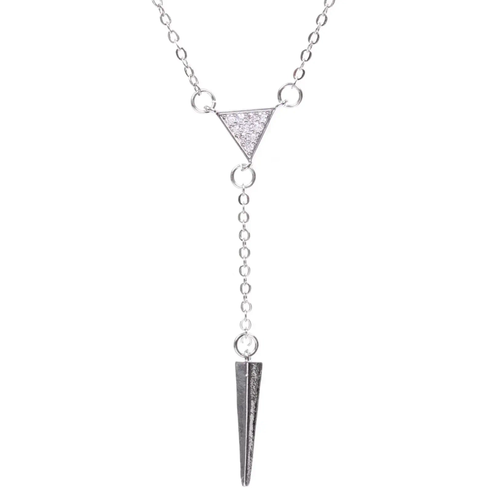 Подвеска из гиппоалергенного сплава со стразами «ЭФОРИЯ», цвет серебро и золото, d-20см/6,5см