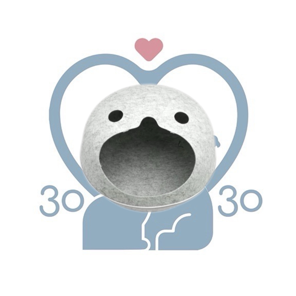 Дом LOVE из войлока 38*38*26
