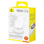 Внешний аккумулятор + Беспроводная зарядка Baseus EnerFill FM11 Ultra-Mini Magnetic C+Qi 10000mAh 22.5W (MagSafe)