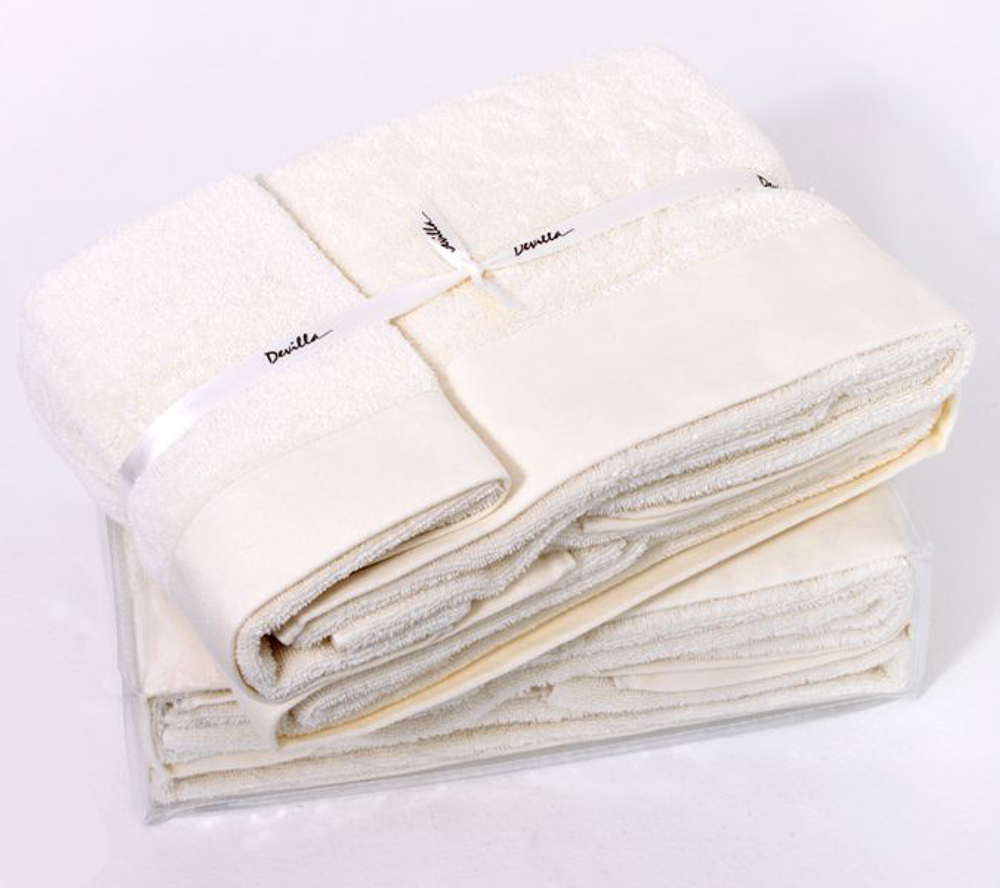 Набор полотенец 3 шт Devilla Senses экрю