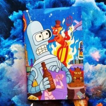 Обложка на паспорт Ethereal Бендер Футурама Futurama