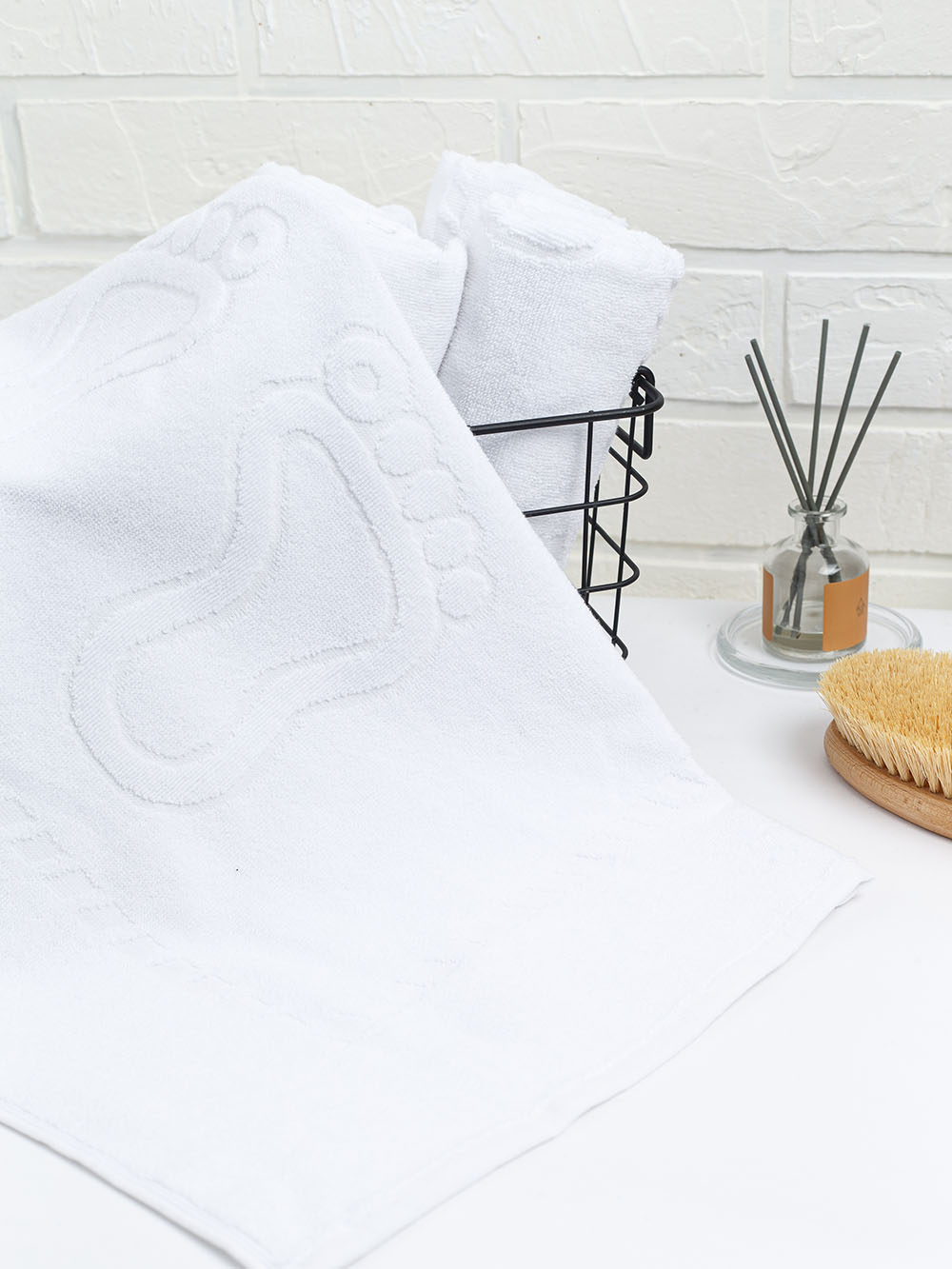 Полотенце махровое, г/к, 50х70, арт. S 50-70 BS, 450 гр/м2, цвет: 024-белый,