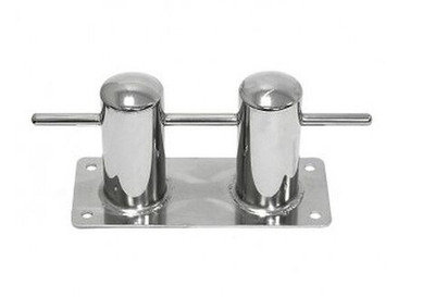 Кнехт двойной 60 мм с основанием (10265119)