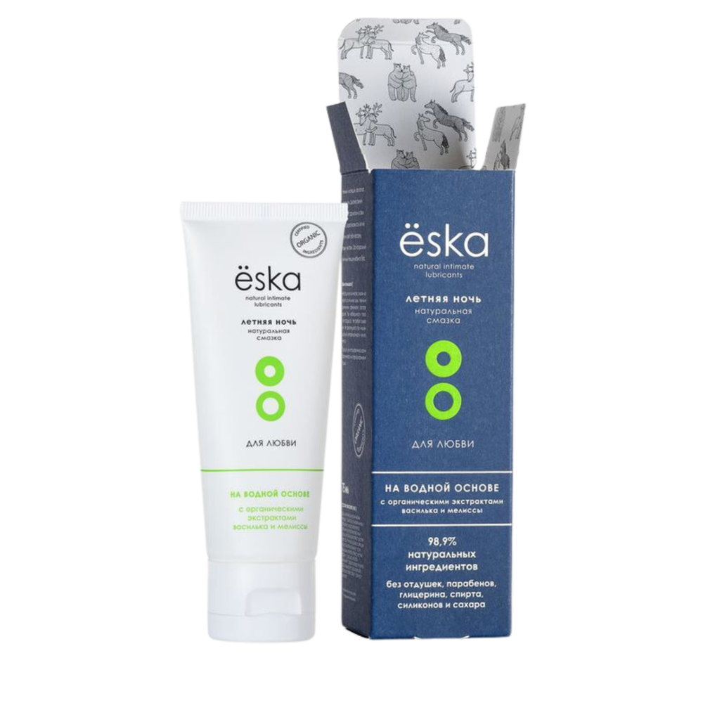 ESKA «Летняя ночь» - органическая смазка на водной основе (василек и мелисса)