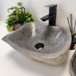 Раковина из речного камня RS-63895 (40*35*15) 0120