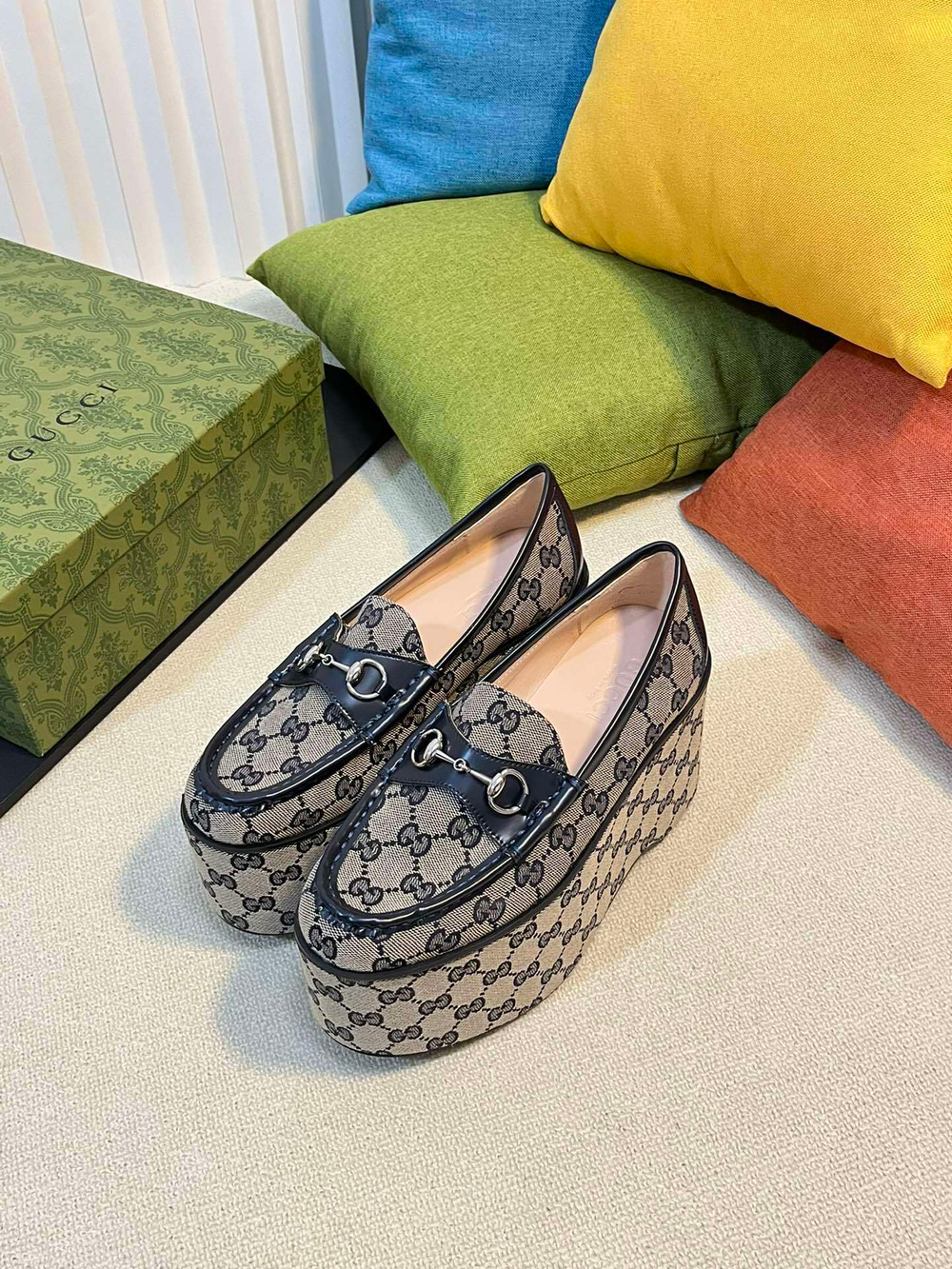 Gucci Horsebit Platform Loafer
