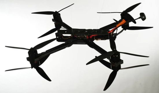 FPV дрон на оптоволокне Гермес 10”(8 моторный)