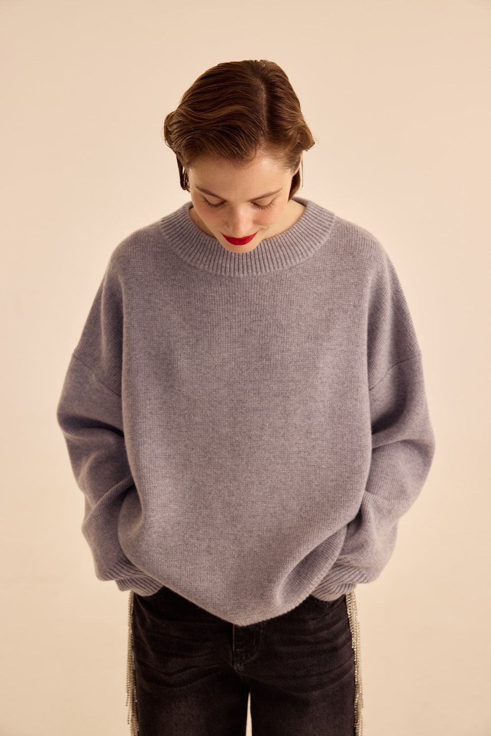 Свитер базовый ((Choux база)), серый