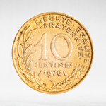 France, 10 Centimes 1970, VF
