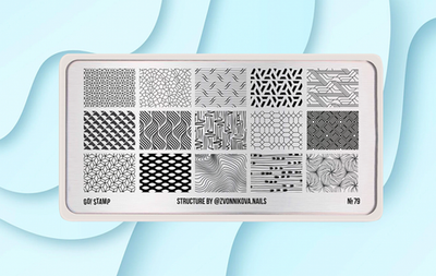 Пластина для стемпинга Go! Stamp 79 Structure