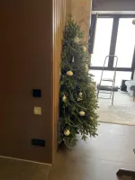 Елка Половинка «Графская» пристенная-угловая (Литая+пвх) 210 см / 2.1 м