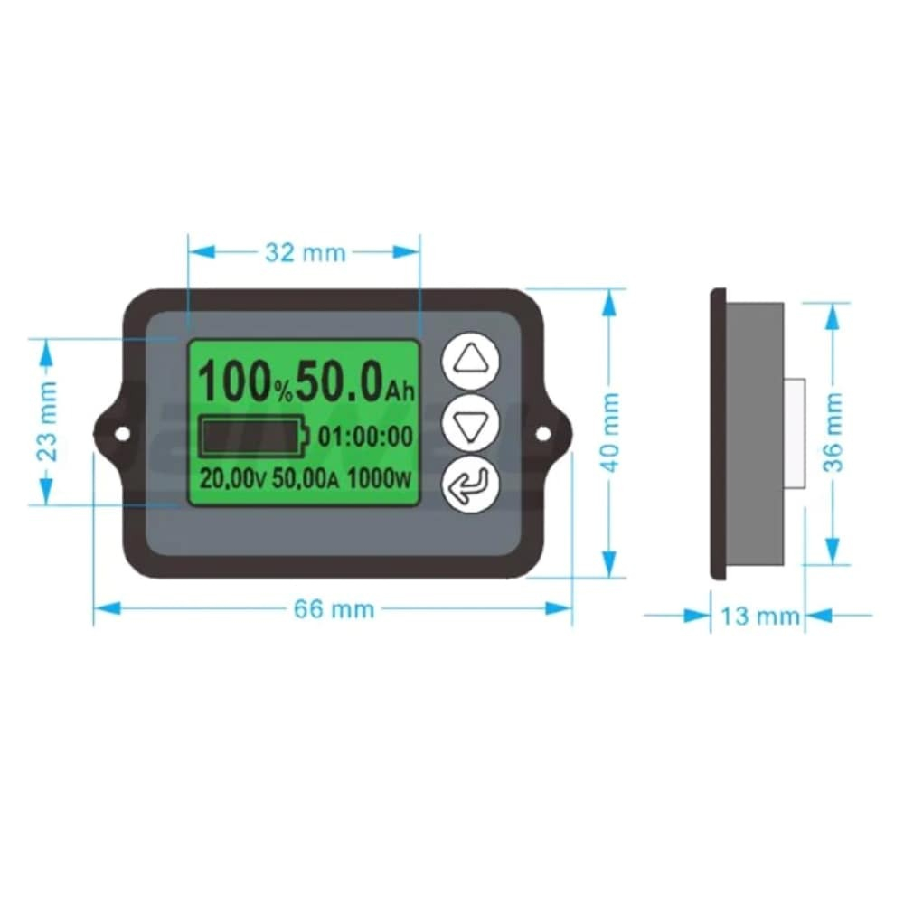 Ваттметр ET TK15 DC8-80V/200A