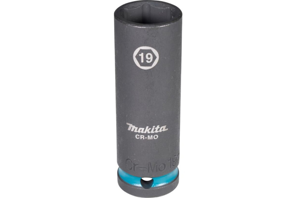 Ударная удлиненная торцовая головка Impact Black 1/2" 19x81,5 мм Makita E-16499