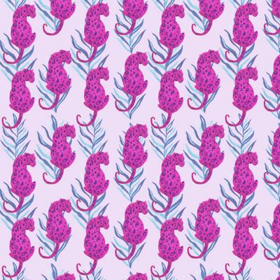 Бесшовный принт тропический