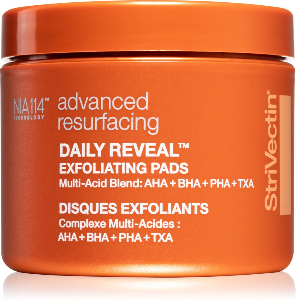 StriVectin Advanced Resurfacing Daily Reveal Exfoliating Pads - отшелушивающие подушечки для разглаживания кожи и уменьшения пор /  60 szt.   / GTIN 810014320809