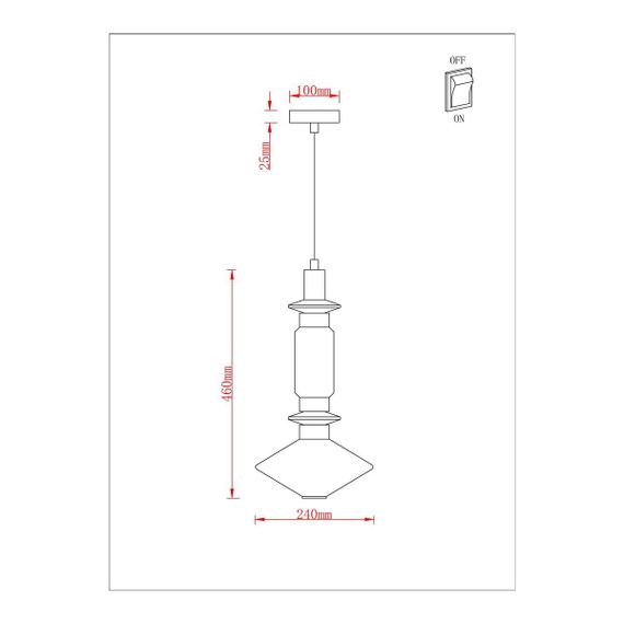 Подвесной светодиодный светильник Arte Lamp Fiorato A2442SP-11PB