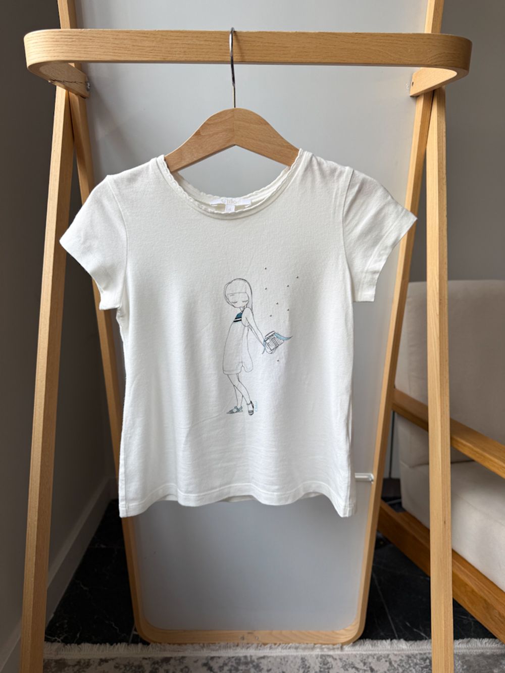 Хлопковая футболка Chloe, 104