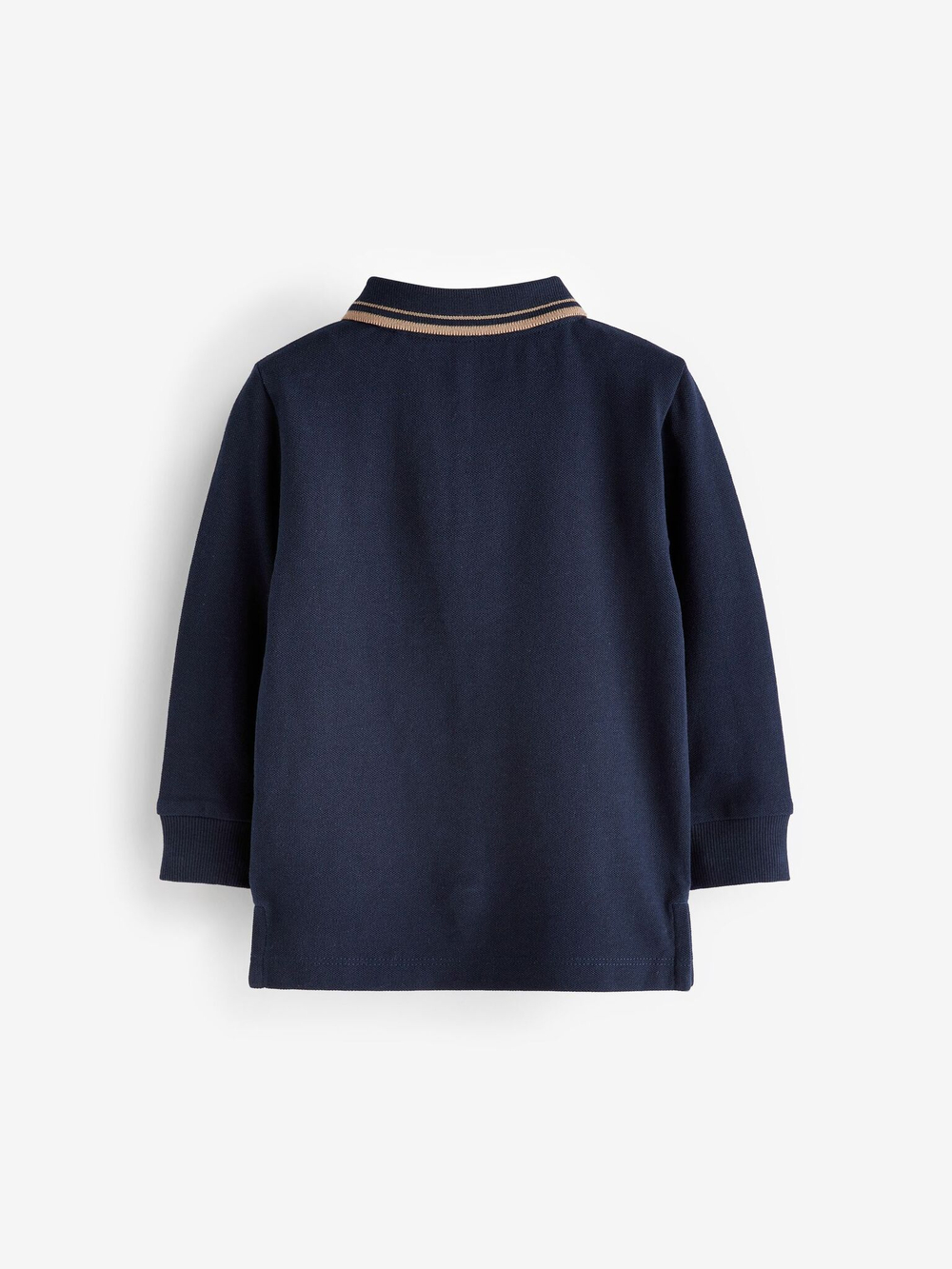 Поло с длинным рукавом для мальчика Next D22-687, Темно-синий