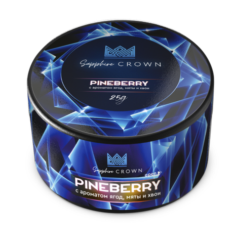 Табак Sapphire Crown "Pineberry" (ягоды, мята и хвоя) 25 гр