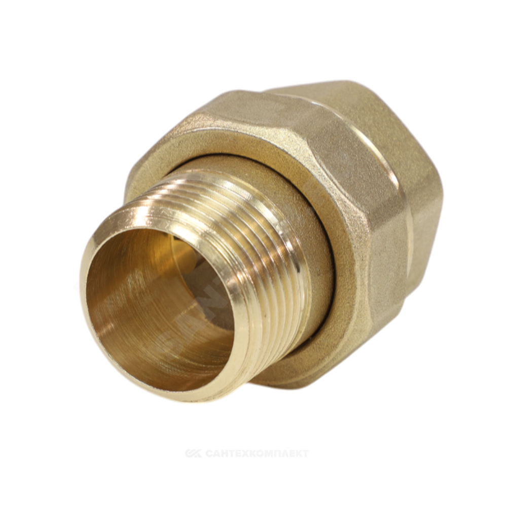 Соединитель латунь американка Ду 20 (3/4") прямой ВР/НР VALFEX VF.340.L.034