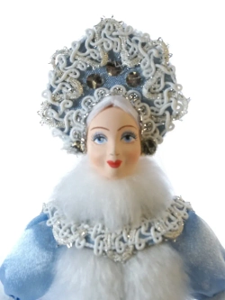 Кукла фарфоровая Снегурочка