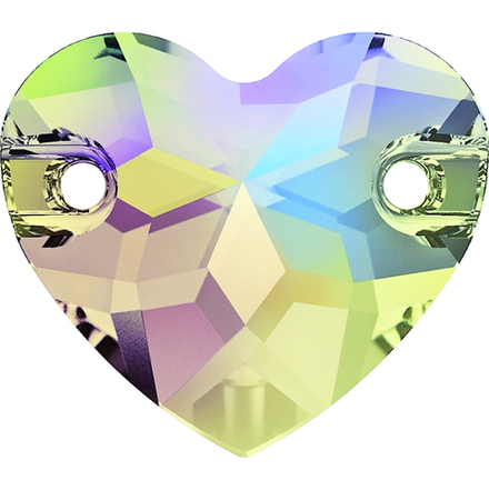 Стразы "Сваровски" Crystal AB 12 х 12 мм, кристалл перламутр (Crystal AB 001), 1 шт