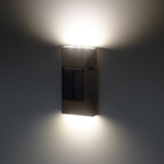 Светильник уличный ЭРА ERAFS012-07 на солнечной батарее настенный 6 LED