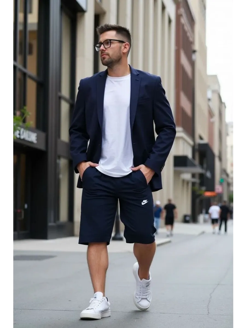 Шорты спортивные Nike удлиненные бриджи