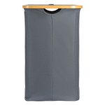 Корзина для белья с двумя отделениями neat twin, 53,5х33х53 см, серая