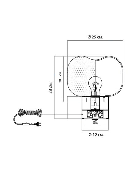 Настольная лампа “Пейдж”