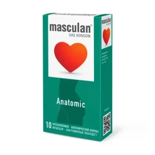 Презервативы "Masculan Anatomic", анатомические, 10 шт.