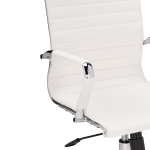 Компьютерное кресло Woodville Reus pu white, chrome