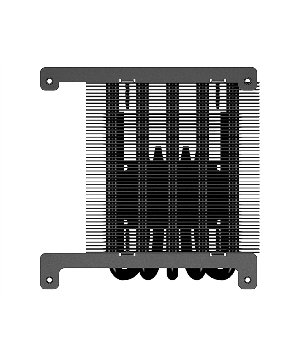 ID-COOLING IS-50X V3 LGA1700/1200/115X/AM5/AM4 низкопрофильный высота 56mm (27шт/кор, TDP 130W, PWM, 5 тепл.трубки прямого контакта, FAN 120mm, черный) BOX