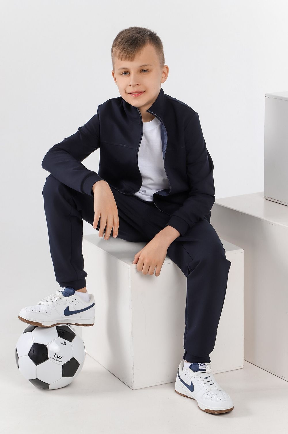 Костюм для мальчика Скул-6 Виотекс ТЁМНО-СИНИЙ