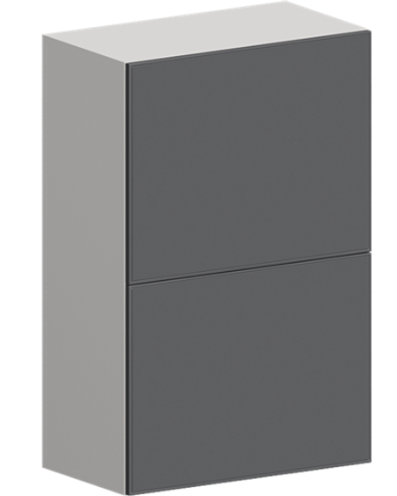 Кухня Модуль ШВГ 602Г Белый / Графит Софт