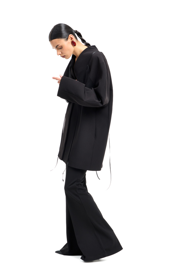 Брюки клеш Invitation black