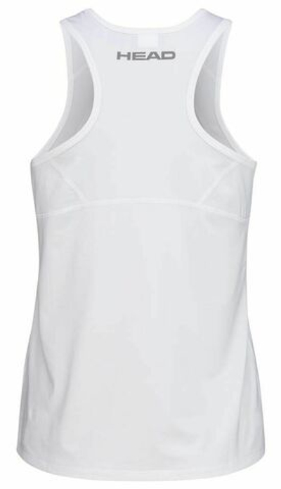 Футболка для девочки теннисная Head Girls Club 22 Tank Top - white