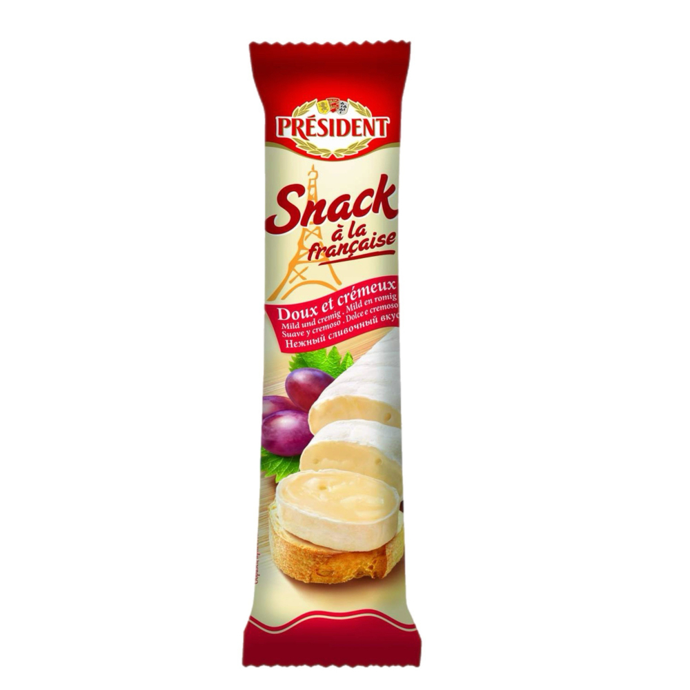 Сыр мягкий с белой плесенью Snack a la Francaise 60% President 170 гр