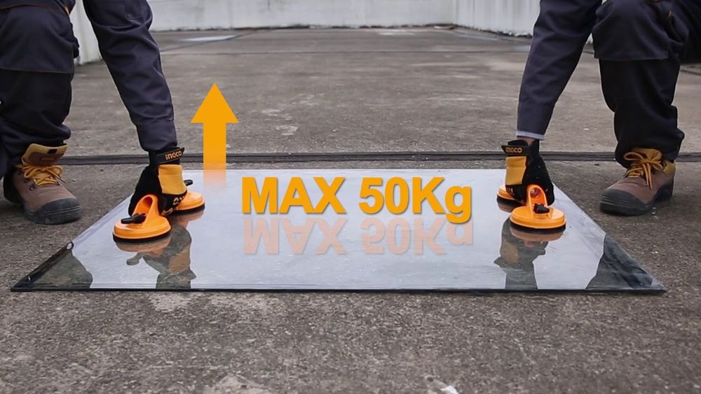 Стеклодомкрат двойной 115м 50 кг INGCO HSU025001