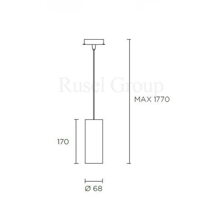 Подвесной светильник Leds-C4 PIPE SO