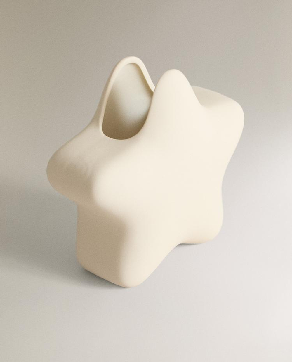 ZARA HOME ДЕТСКИЙ СТАКАН ДЛЯ ЗУБНЫХ ЩЕТОК «ЗВЕЗДА», КРЕМОВЫЙ