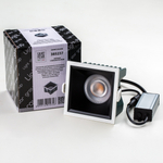 385237 Светильник CICLONE QUAD 12W LED 923LM 36G БЕЛЫЙ/ЧЕРНЫЙ 3000K IP65
