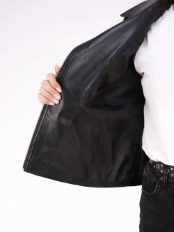 Косуха кожаная куртка женская Турция