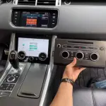 Сенсорная панель климата Range Rover Sport 2013-2017 - Kuberg ZF-2006 LCD/ЖК экран 9" с отверстием под CD