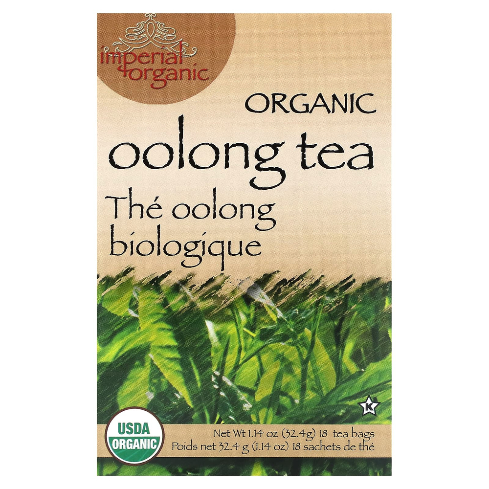 Uncle Lee's Tea, Imperial Organic, чай улун, 18 чайных пакетиков, 32,4 г (1,14 унции)