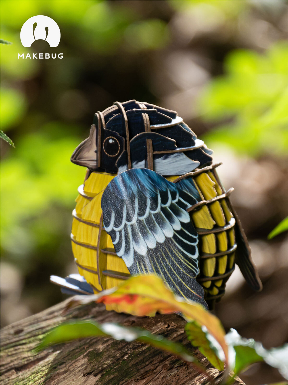 Картонный 3D пазл конструктор Makebug Voice of Nature